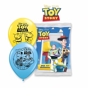 Toy Story Latex Balloons 12". 6ct Bild 2