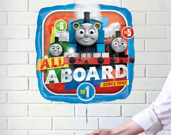 Thomas Die Lokomotive Folienballon, 74x69 Cm – SuperShape Für Kinderpartys