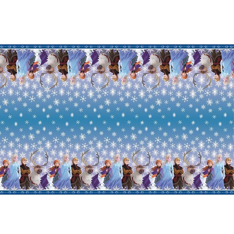 Disney’s Frozen II Snowflake Plastic Tablecloth image 2