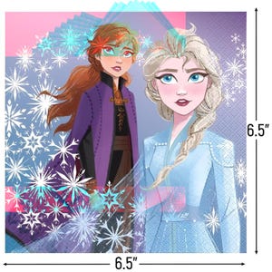 Disney Frozen Elsa Paper Luncheon Napkins 16ct image 4