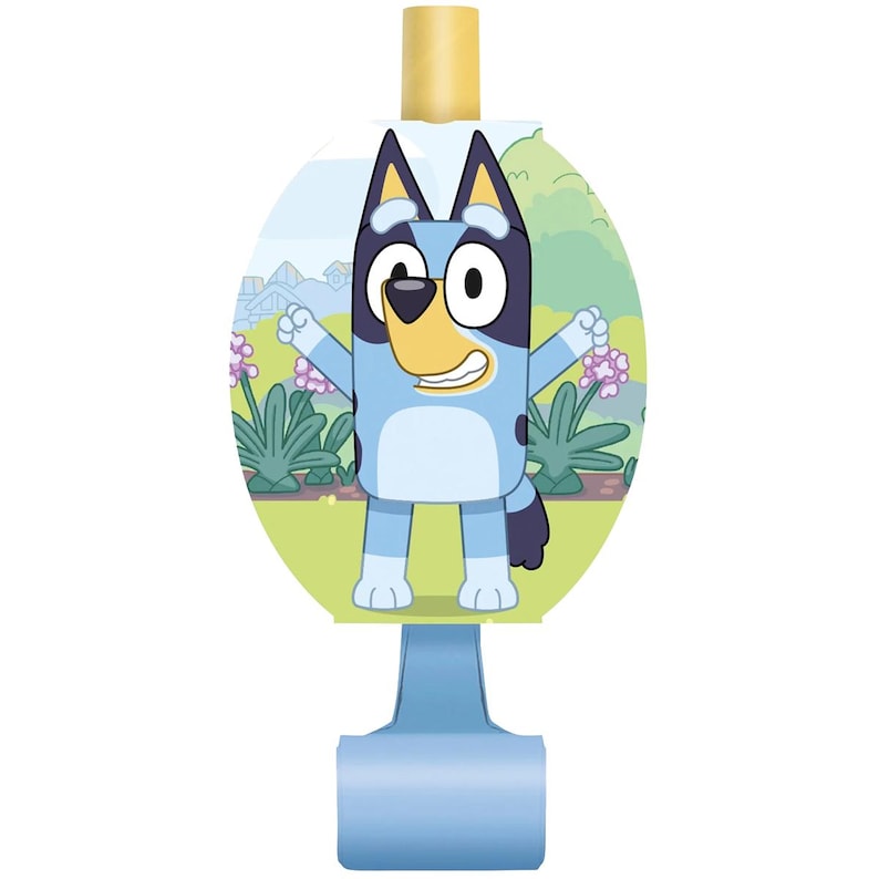 Paquete de 8 secadores de pelo con temática de Bluey con licencia oficial imagen 3