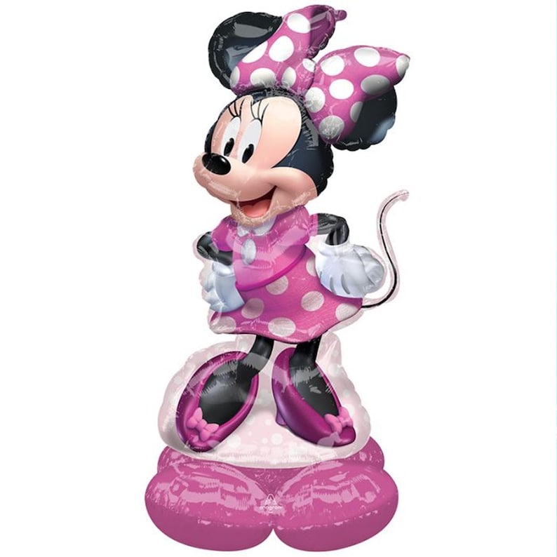 Minnie Mouse Forever AirLoonz Standing Air-Filled Balloon, 48" 画像 1