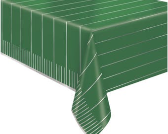 Game Face Football Rectangular Foil Table Cover 54" x 84"