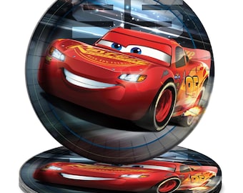 Disney Cars Dinner plates 9 inches, 8 ct