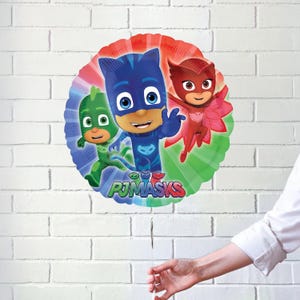Officially Licensed Pj Masks Round Foil Balloon 18″