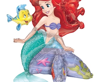 Little Mermaid Centerpiece Balloon Inflate with Air 20"