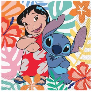 Servilletas de almuerzo de Lilo y Stitch, 16 unidades imagen 2