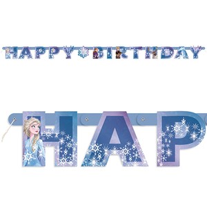 Frozen Happy Birthday Banner 6 ft Bild 4