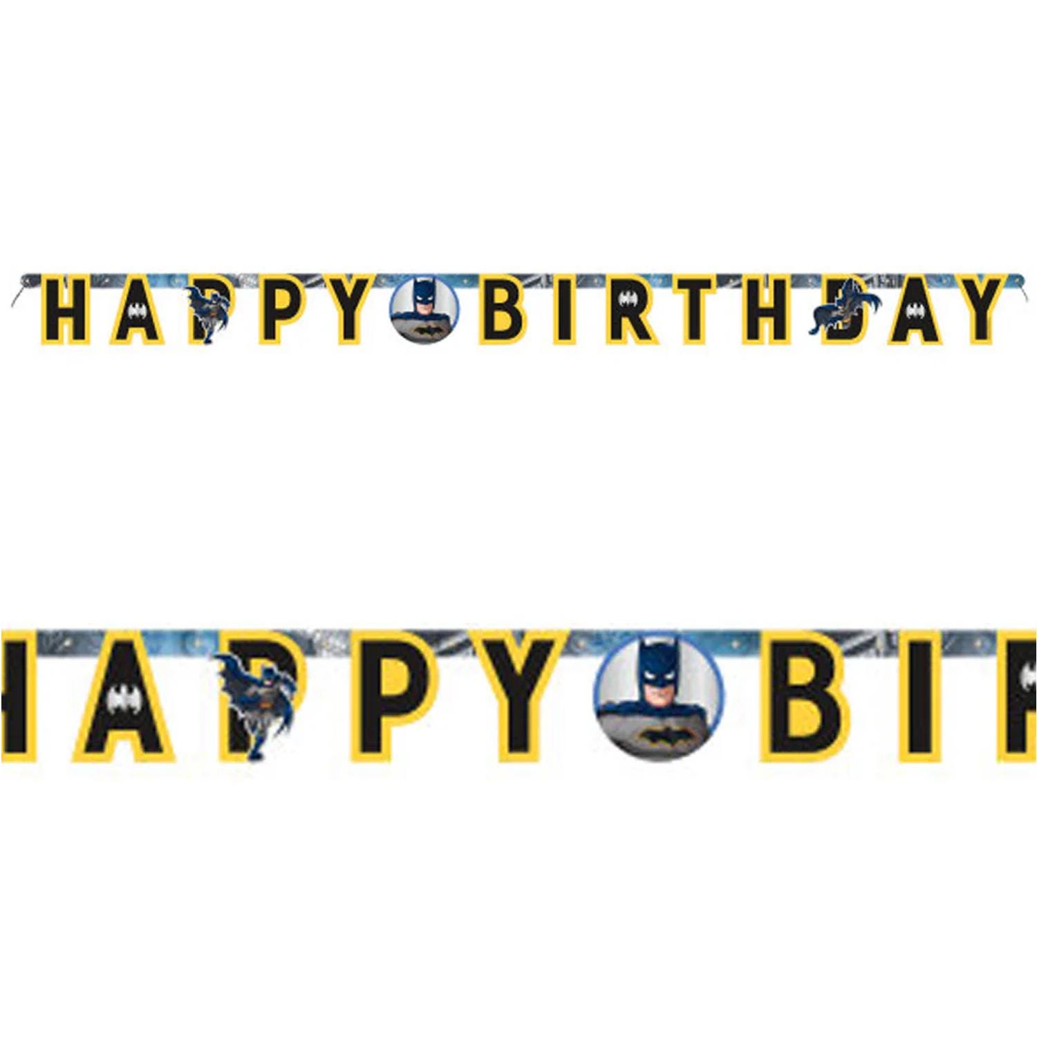 Officially Licensed Batman Happy Birthday Banner 5.25 ft