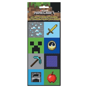 Officially Licensed Minecraft® Lenticular Stickers - 16 Pc