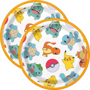 Officially Licensed Pokémon™ Party Paper Dessert Plates 7″, 8 Ct