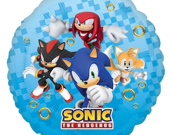 Sonic the Hedgehog Round Foil Balloon 18"
