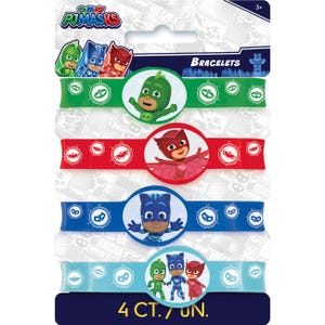 Officially Licensed PJ Masks Stretchy Bracelets 4 pcs