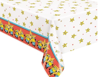 Officially Licensed Minions Despicable Me Rectangular Plastic Tablecover