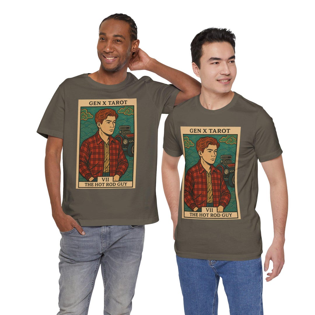 Rod Gyug Gen X Tarot T-shirt: Hot Rod Guy Graphic Tee - Etsy