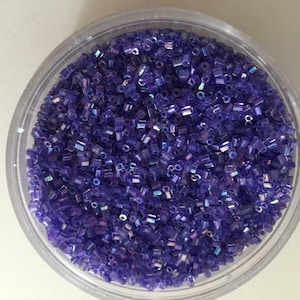 Perlina di vetro Matsuno giapponese seme 11/0 2 taglia dentro colori arcobaleno 445-20 gms