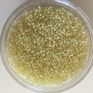 Japanese Matsuno Glass Seed Bead 12/0 Round Hole Inside Color 201 - 20 gms