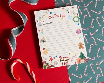 Kit Lettre au Père Noël | Activité de Noël à imprimer (PDF)