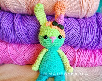 Pattern, Ice Cream Bunny Crochet, Amigurumi Rabbit Pattern, Ice cream Rabbit Crochet Pattern