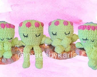 Cathy the Barrel Cactus Crochet Pattern