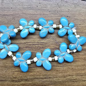 Pulsera de mariposa azul