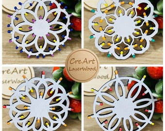 Calamite luminarie in legno set da 4 – svg laser cut magnets file – decorazioni fai da te – Digital download dxf pdf svg ai eps. Rif.#614