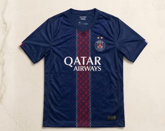 Maglia da tifoso del PSG, vincitore della Champions League 2026 con 2 stelle - Maglietta da tifoso del Paris Saint-Germain