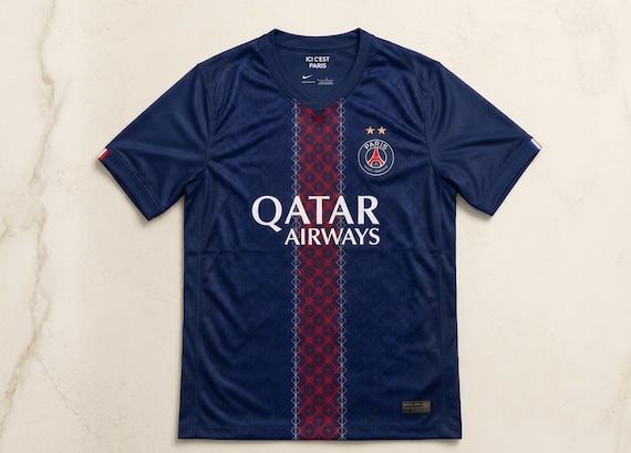 Maillot PSG 2 Étoiles Vainqueur Ligue des Champions 2026 – T-shirt Supporter Paris