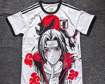 Koszulka piłkarska z motywem anime w Japonii, personalizowana – koszulka piłkarska z niestandardowym imieniem i mangą – prezent dla japońskiego fana