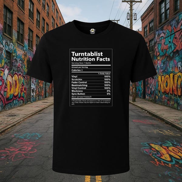 Turntablist Label Tee