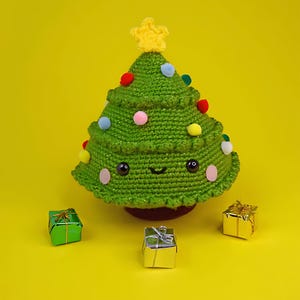 Christmas Tree Amigurumi Pattern, Crochet Tree Pattern PDF, Holiday Amigurumi & Xmas Crochet Decor, Small Tree Crochet, Crochet Ornament PDF