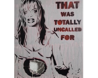 Death Becomes Her Painting, zombie art,  Goldie hawn portrait, art for gay boys