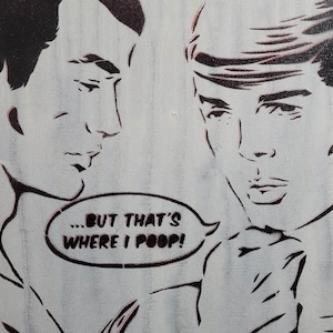 gay comic book art, queer graffiti, yaoi painting