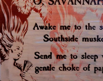 Savannah Art, SCAD Art, Savannah Georgia Painting, Southern Gothic Art