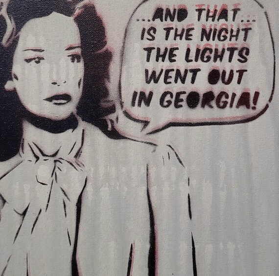 Designing Women Art, Julia Sugarbaker Painting, queer art
