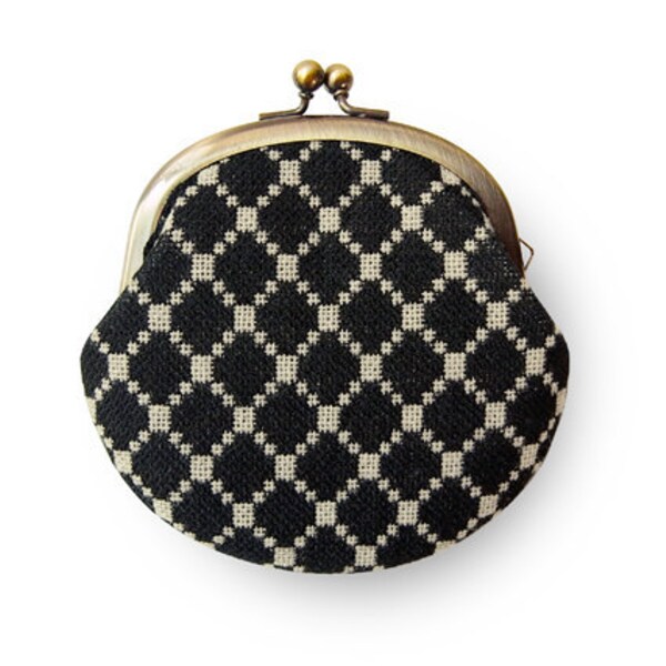 LAST ONE Black Diamonds Coin Purse