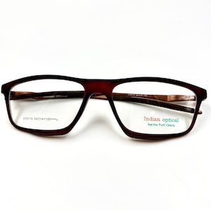 Indian Optical Handmade Blue Cut Glasses | Anti-Glare, Eye Protection, Premium Eyewear for PHOTOCHROMIC LENS Use reading eye glasses