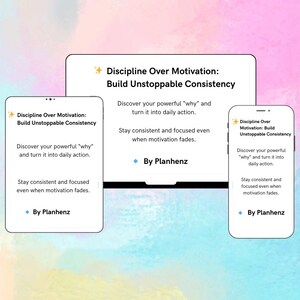 Discipline Over Motivation: Build Unstoppable Consistency