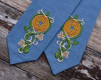 Embroidered Elvish Stole - Custom LARP priest costume for Roleplay or LRP