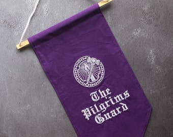 Embroidered tent pennant for LARP / SCA!