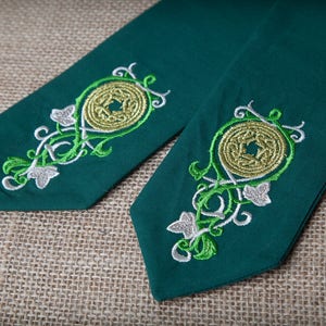 Embroidered Elvish Stole Custom LARP priest costume for Roleplay or LRP image 5