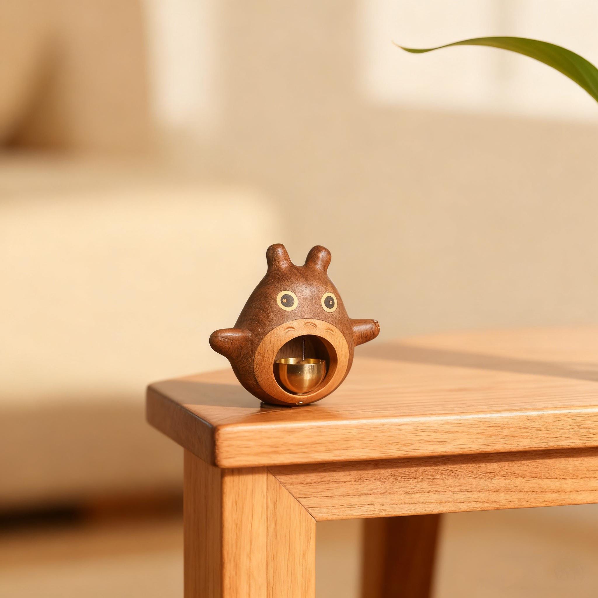 Wooden Totoro Door Bell - Etsy