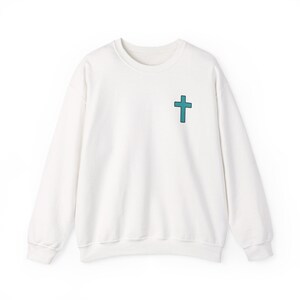 Christian Inspired Crewneck Sweatshirt, Cozy Religious Apparel, Faith-Based Gift, Inspirational Clothing, Everyday Comfort