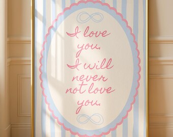 The Summer I Turned Pretty: Conrad & Belly Infinity Kunst, Bunte Galeriewand, YA Romance (Digitaler Download)