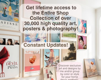 30000+ Whole Shop Bundle Wall Art Prints: Eclectic Gallery Set (Digital Download)