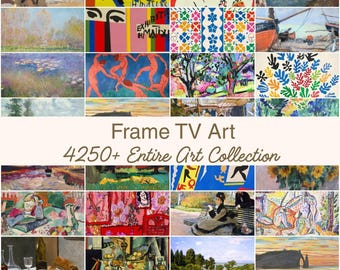 4250+ Frame TV Art Bundle Colorful Collection: Vintage Art, Seasonal and Neutral (Digital Download)