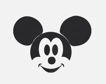 Stickmuster „Minnie Mouse Gesicht“ – 7 Größen, Sofort-Download (digitale Datei)