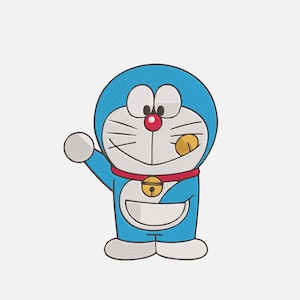 Doraemon Wizard Embroidery Design, Anime Cartoon (Instant Download)