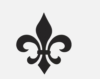 Fleur de Lis Embroidery Design, French St. Louis Gift (Instant Download)