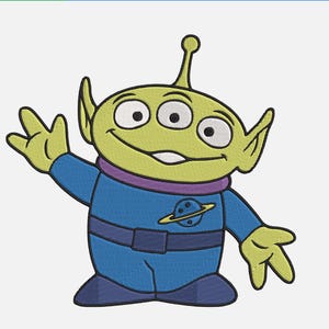 Toy Story Aliens Machine Embroidery Designs pes, jef, dst 7 Sizes Instant Download